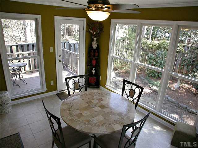 1515 Laureldale Drive Raleigh, NC 27609 - Photo 7 of 25 a view of a dining room with furniture and a window
