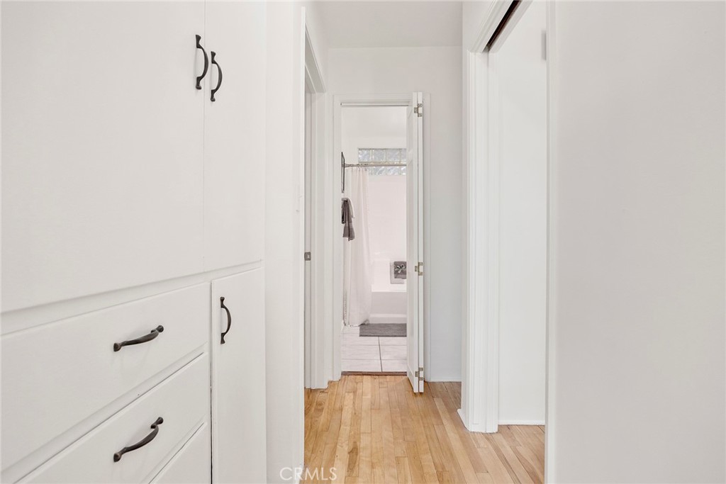 719 South Walnut Avenue Brea, CA 92821 - Photo 13 of 31 Hallway with Beautiful Hardwood Flooring