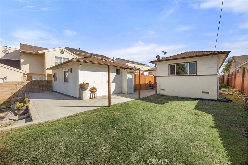 719 South Walnut Avenue Brea, CA 92821 - Photo 24 of 31 Backyard with grass area and Fruit Trees