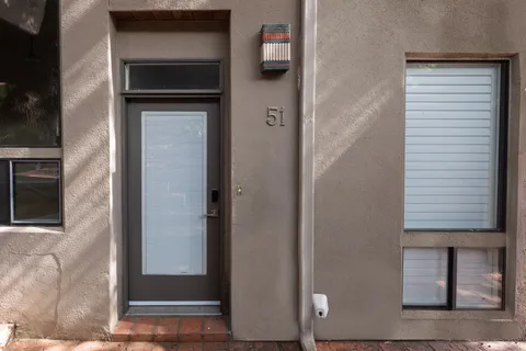 a view of front door