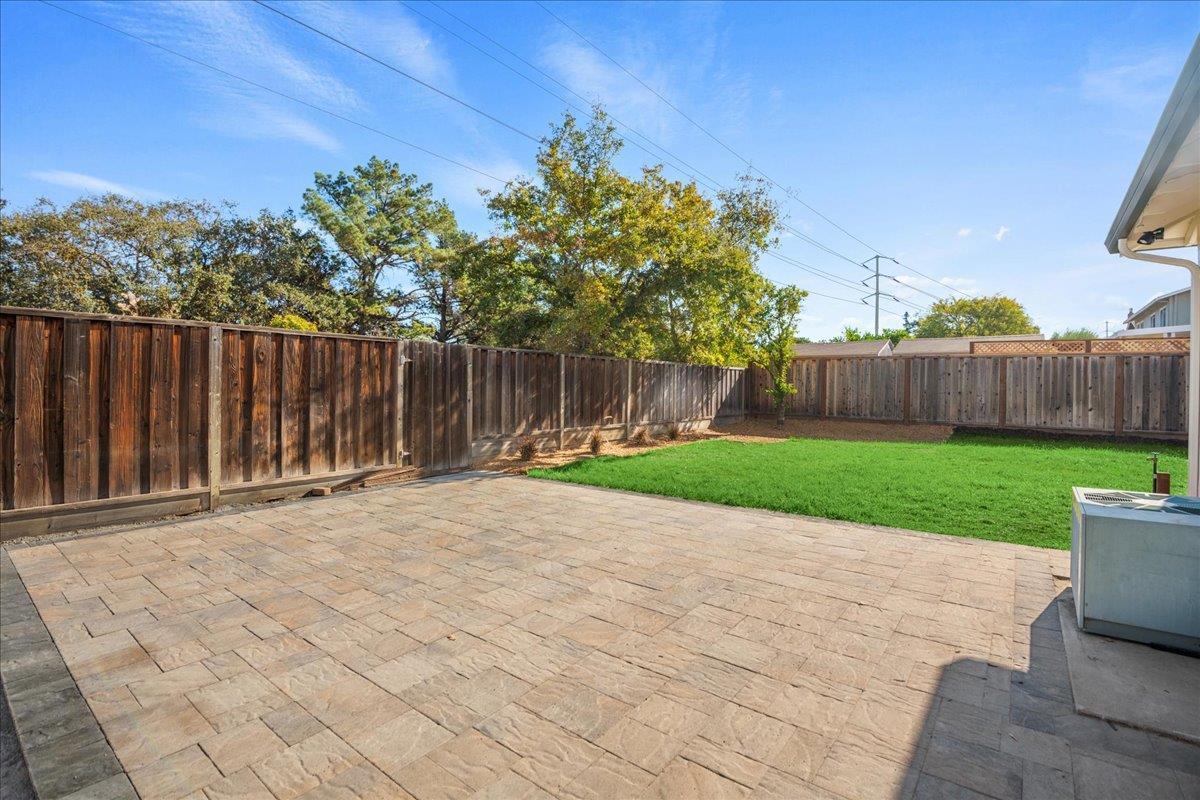 7106 Brooktree Way San Jose, CA 95120 - Photo 29 of 31 a view of a yard with wooden fence