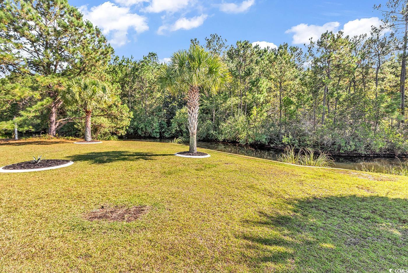 246 Catawba River Road Myrtle Beach, SC 29588 - Photo 24 of 27 View of green lawn with a water view
