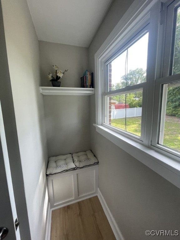 8306 Dade Road Richmond, VA 23227 - Photo 18 of 21 Detailed view of wood finished floors and baseboar
