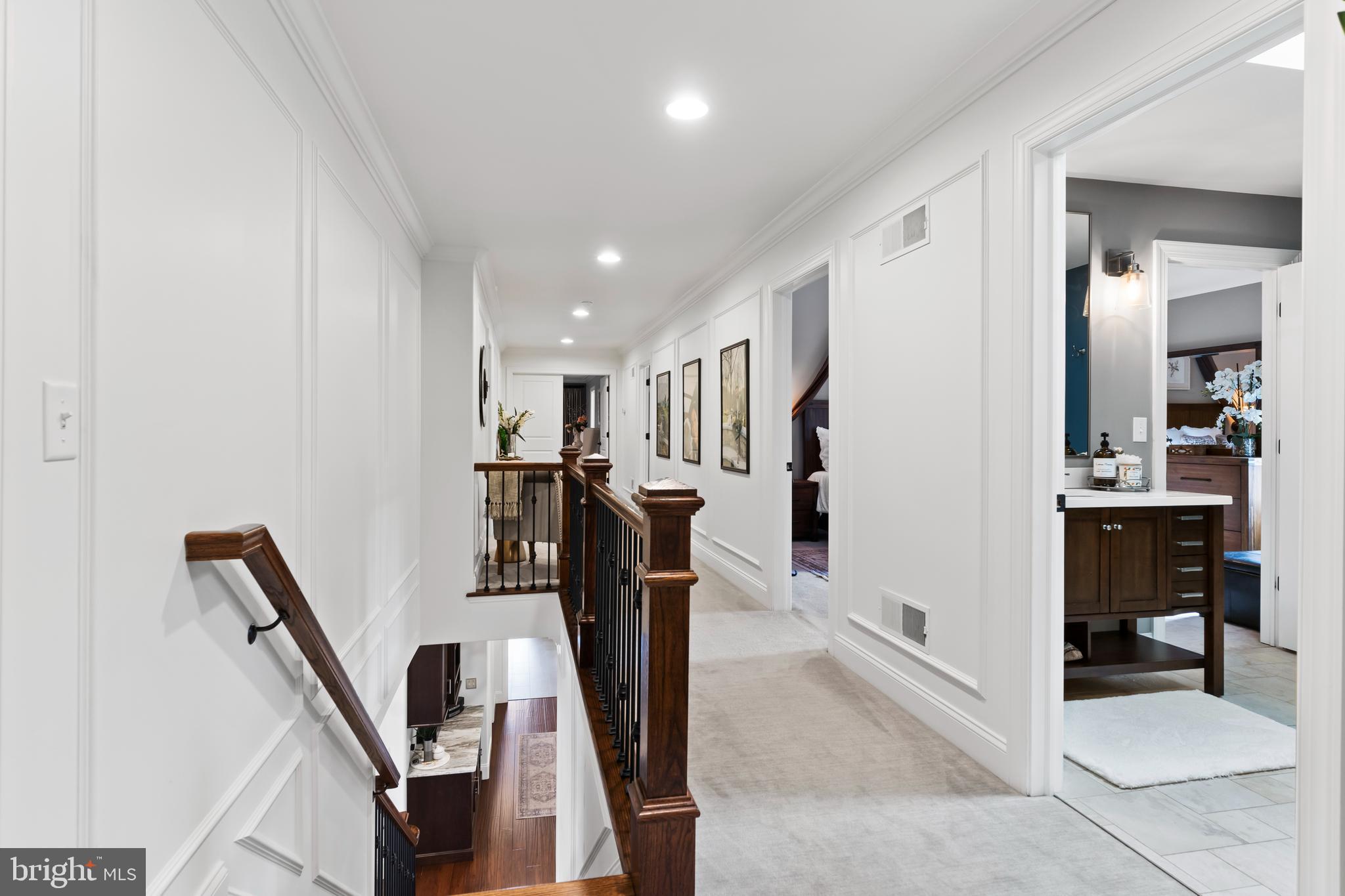 6522 Plowman Ridge Harrisburg, PA 17112 - Photo 64 of 117 a view of a hallway with the view of living room and entryway