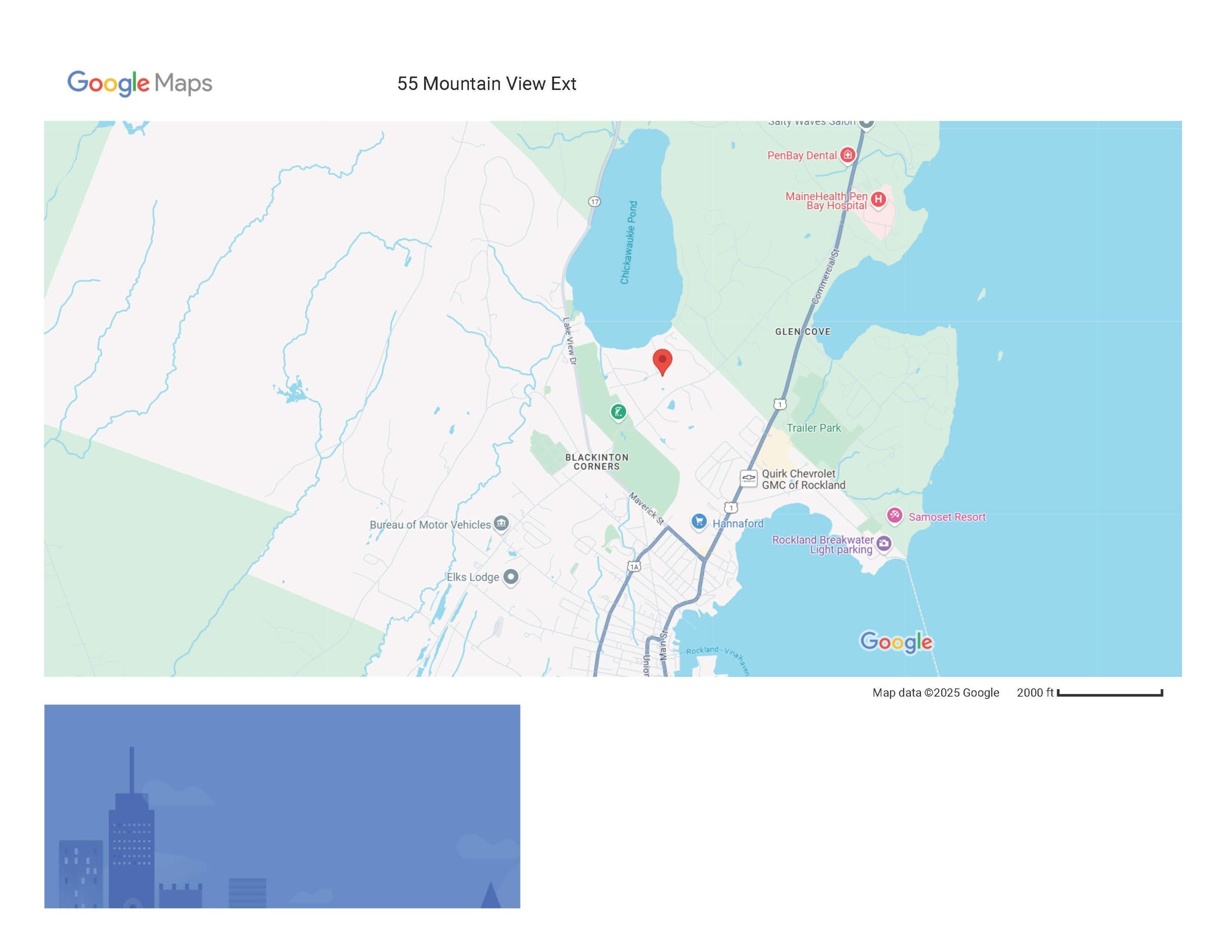55 Mountain View Extension Rockland, ME 04841 - Photo 94 of 96 Google Map