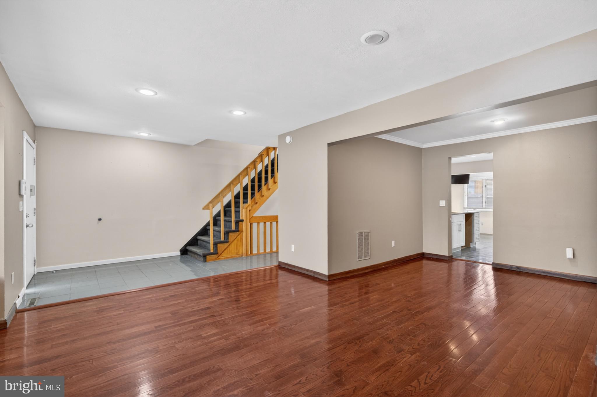 525 Fairfield Road Hightstown, NJ 08520 - Photo 2 of 31 Spacious living area with elegant hardwood floors.