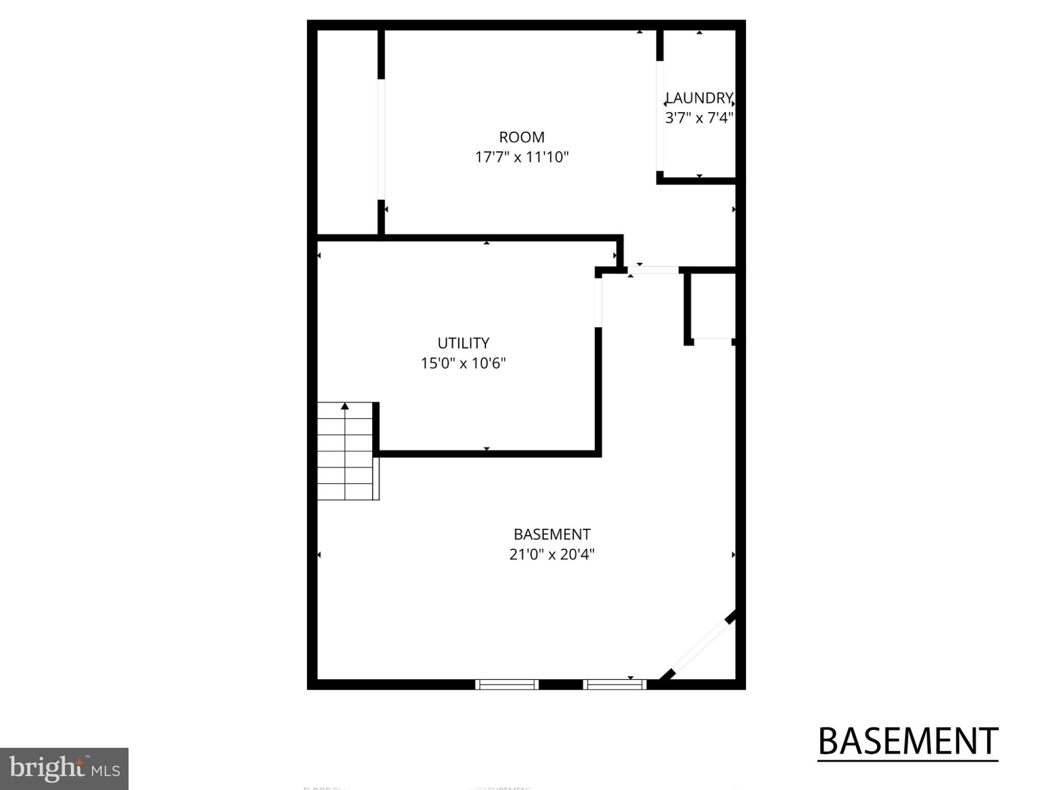 525 Fairfield Road Hightstown, NJ 08520 - Photo 23 of 31 Spacious basement layout with versatile areas.