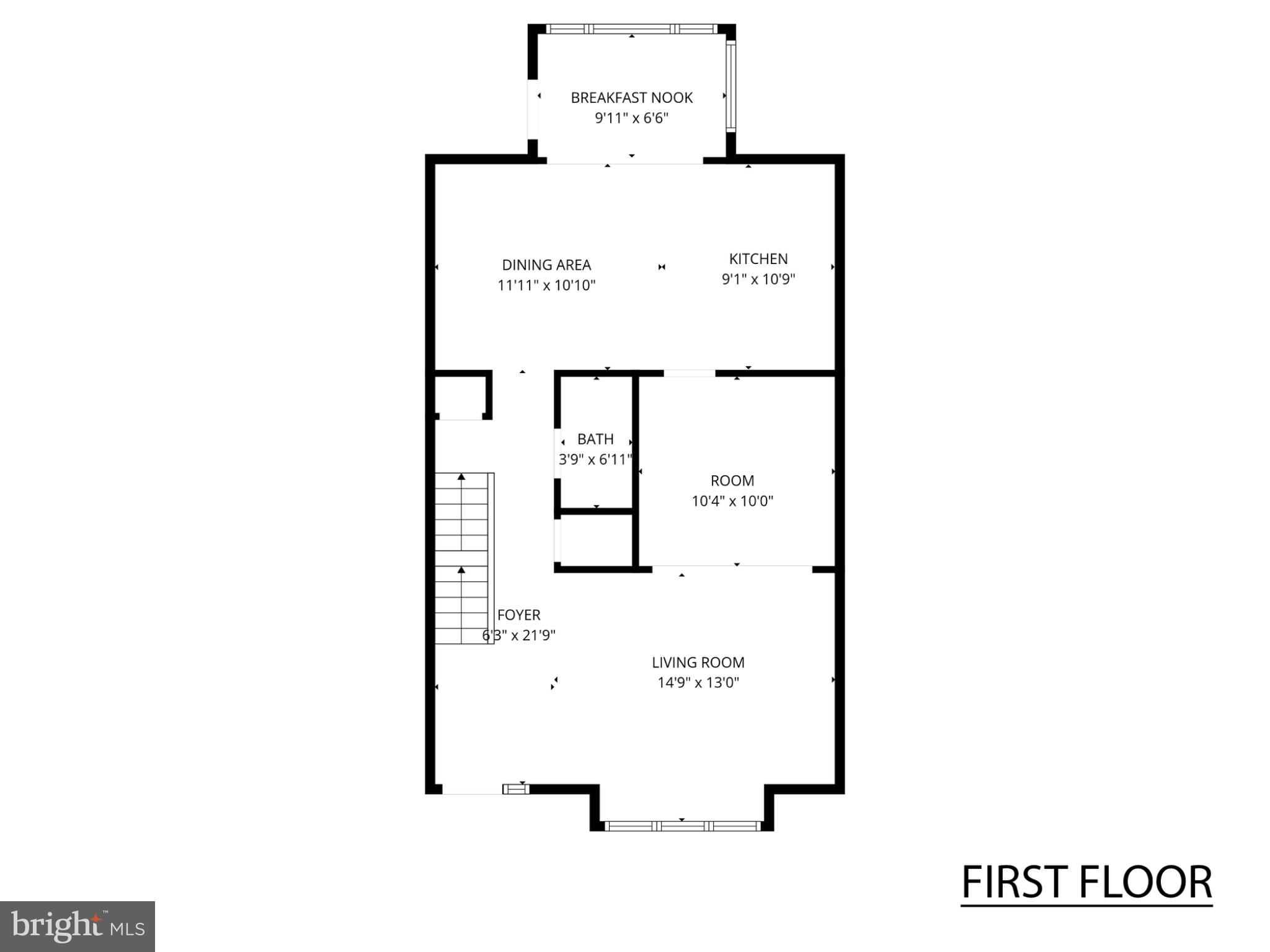 525 Fairfield Road Hightstown, NJ 08520 - Photo 5 of 31 First floor layout showcasing functional spaces.