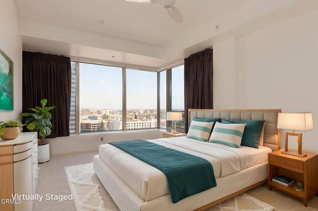 a view of a city from a window