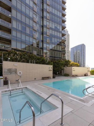 a view of city with tall buildings