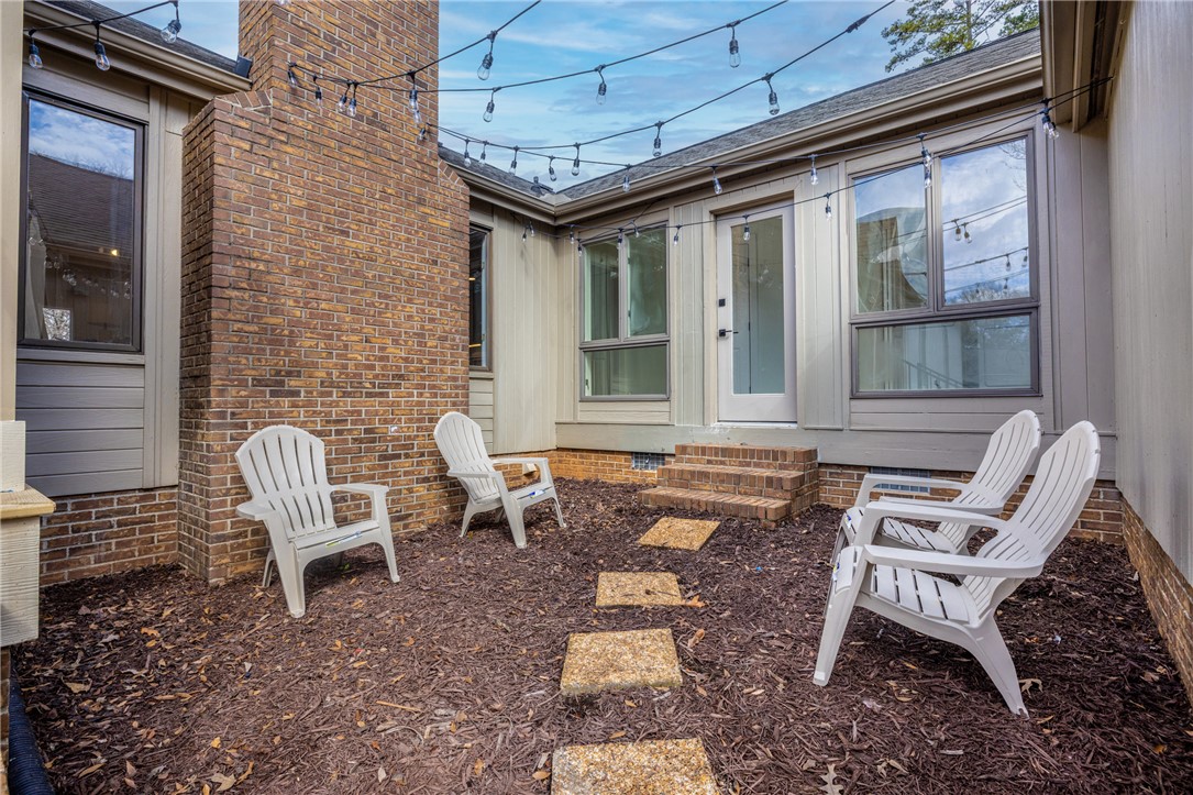 117 Riverpoint Drive Clemson, SC 29631 - Photo 36 of 47 This cozy outdoor area offers a private retreat for relaxation and entertaining.