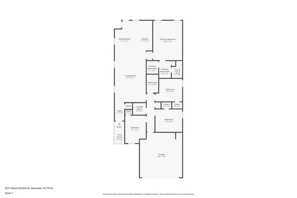 $1,785 | 8211 Burnt Orchid Drive, Houston, TX 77016