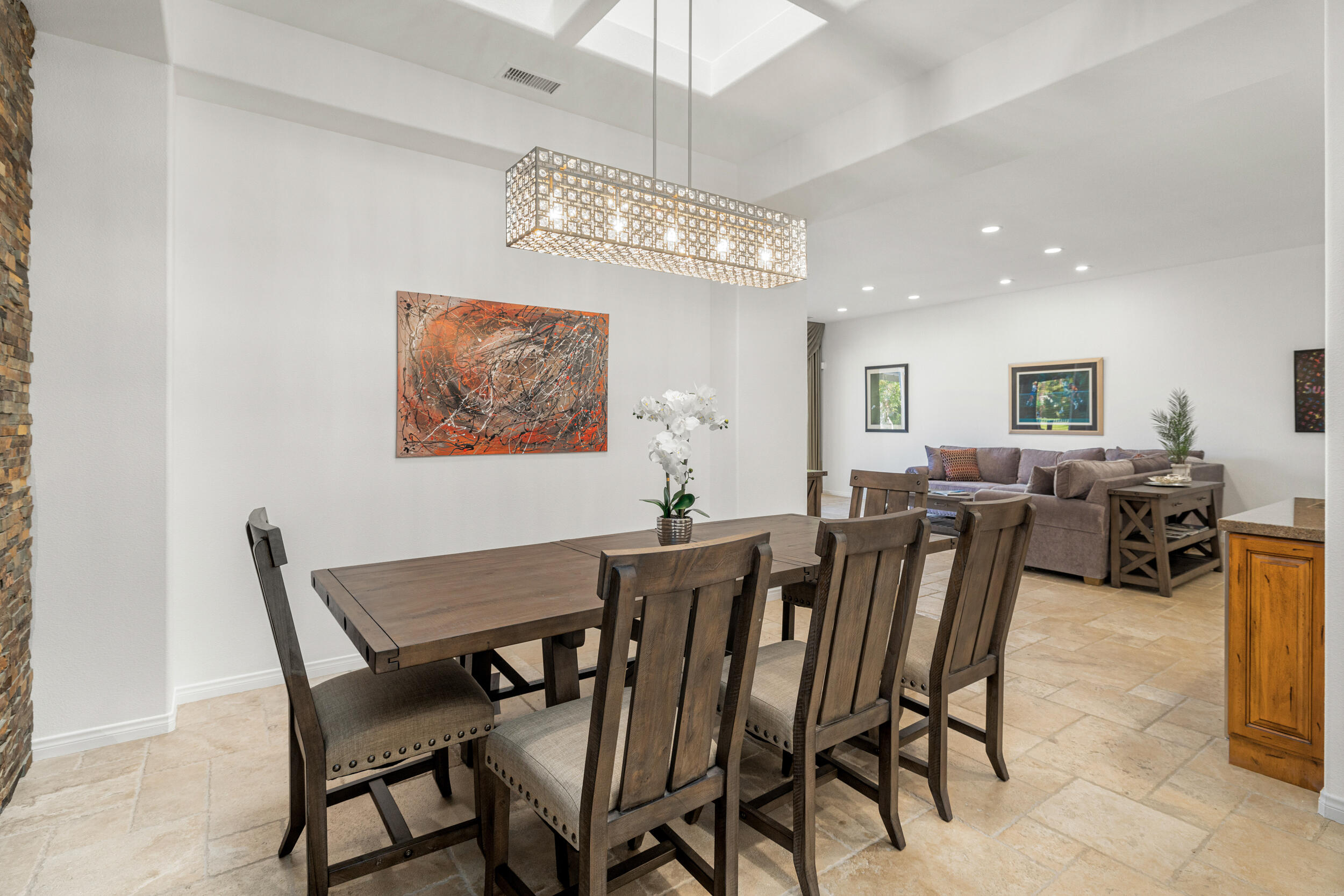 8 Trafalgar Rancho Mirage, CA 92270 - Photo 25 of 41 a view of a dining room with furniture