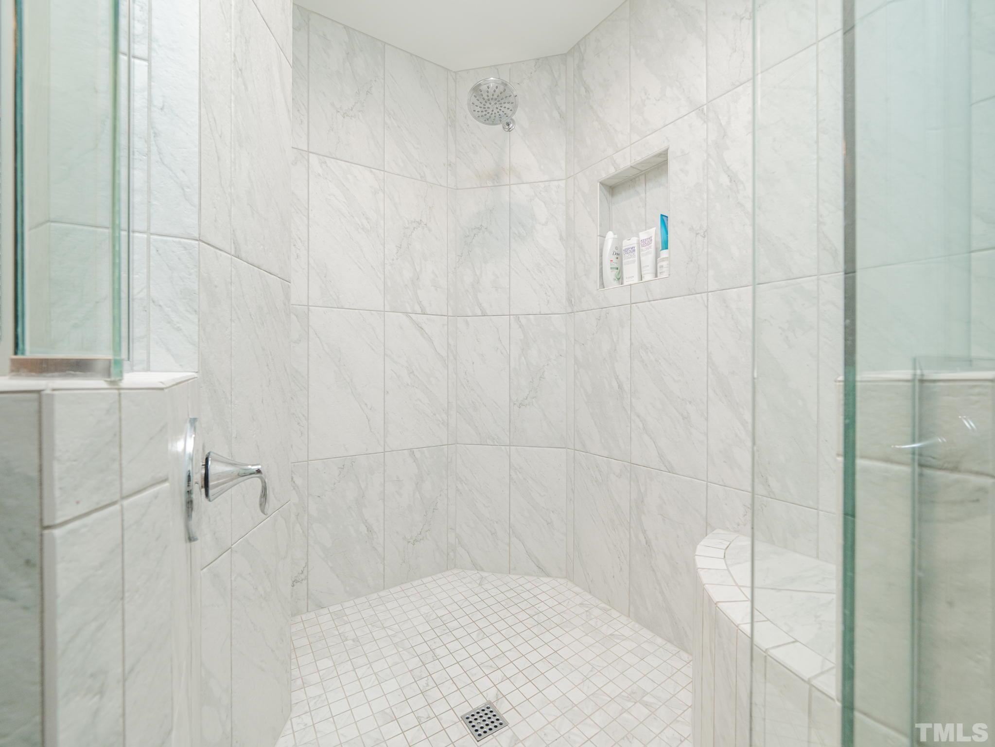 5029 Trail Ridge Drive Raleigh, NC 27613 - Photo 16 of 37 a bathroom with a shower