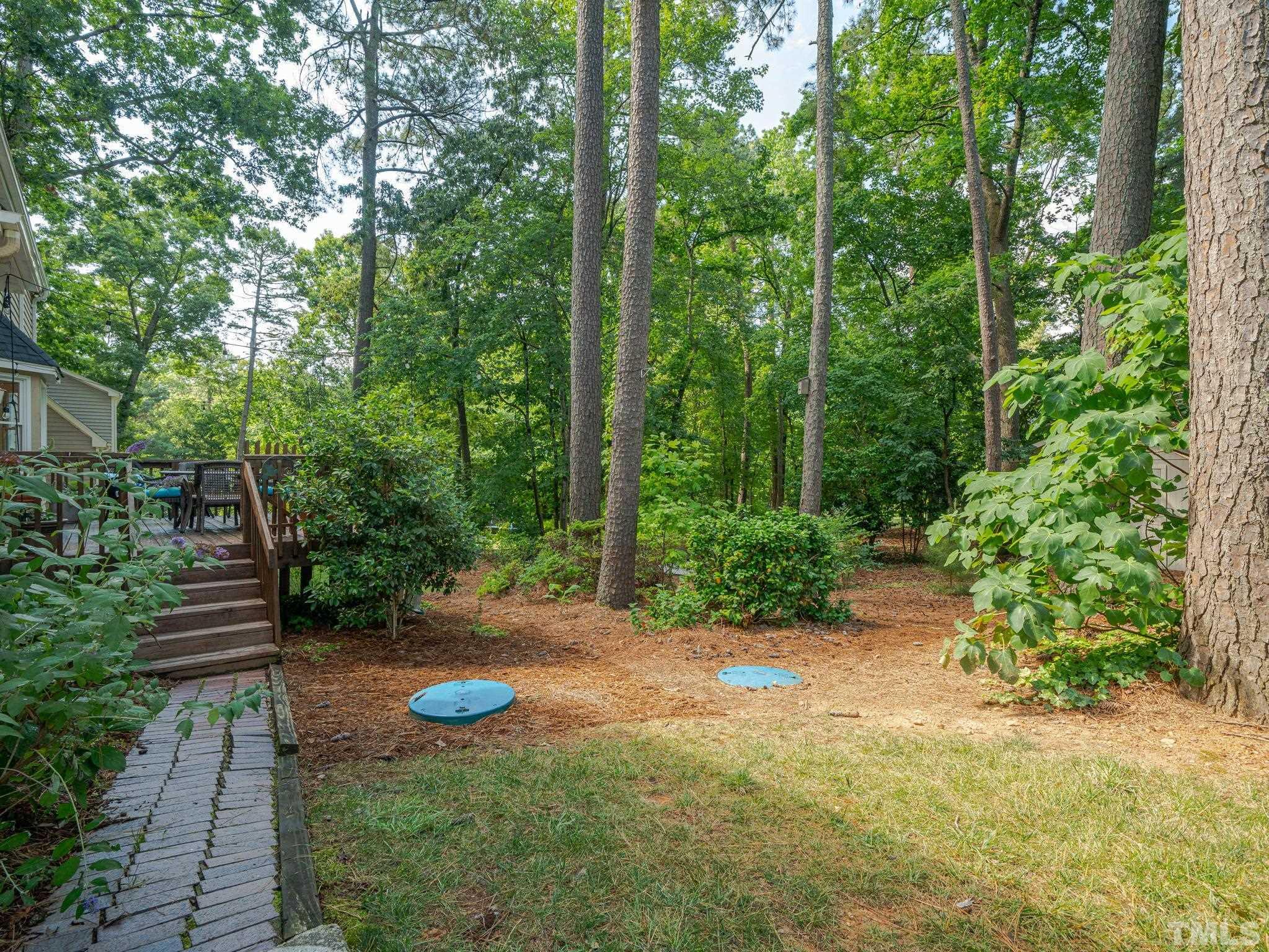 5029 Trail Ridge Drive Raleigh, NC 27613 - Photo 26 of 37 a view of backyard with green space