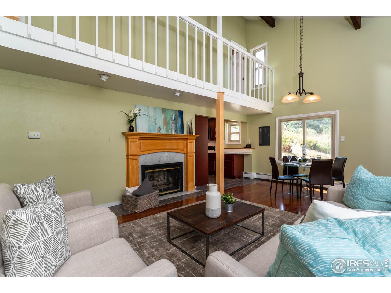 6778 Olde Stage Road Boulder, CO 80302 - Photo 11 of 40 Living room w/gas fireplace