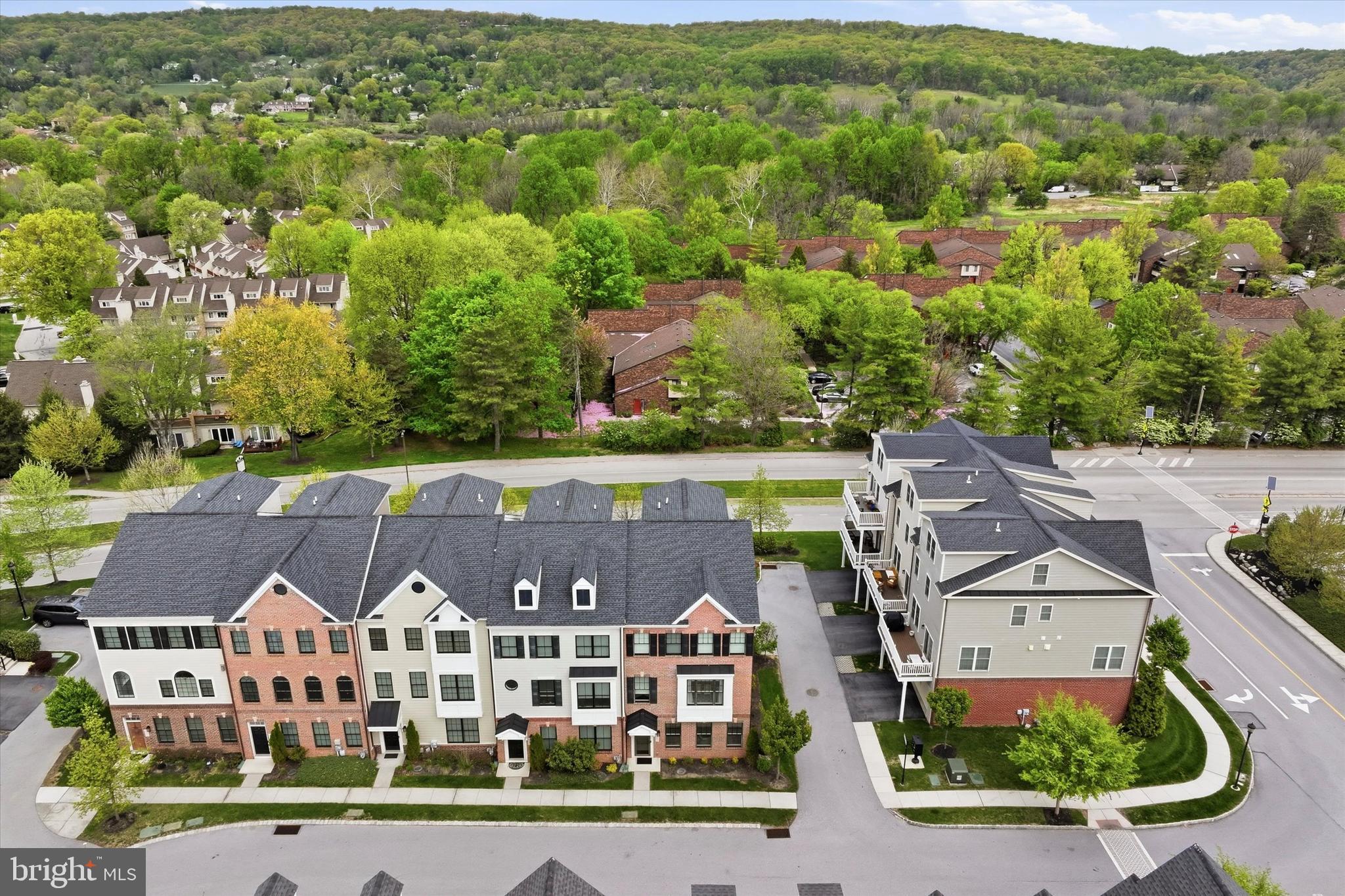 101 Agnes Grace Lane Wayne, PA 19087 - Photo 16 of 26 Aerial view - deck overlooking tree border