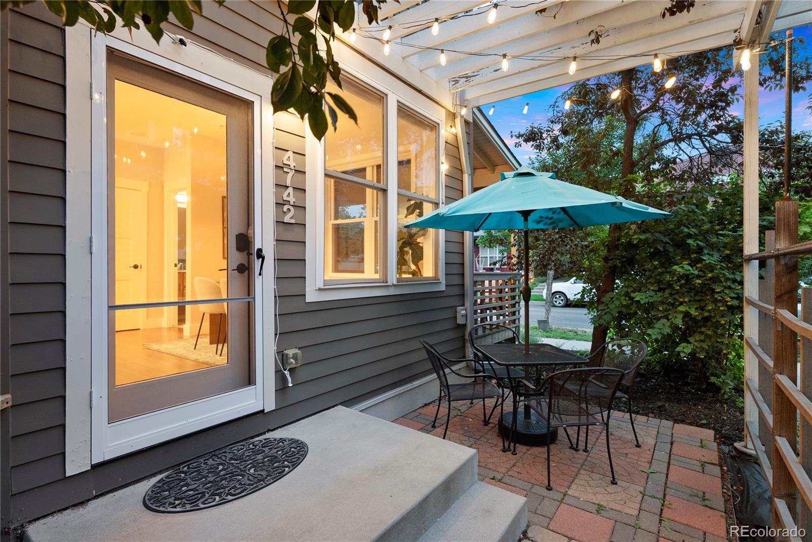 4742 16th Street Boulder, CO 80304 - Photo 31 of 48 a view of a chairs and table in the balcony