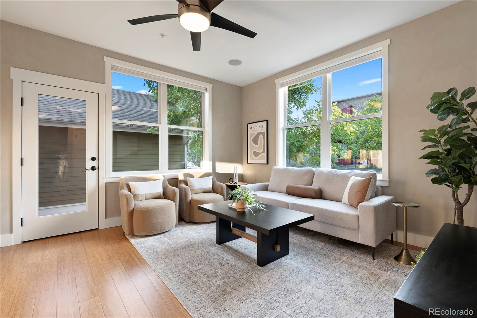 4742 16th Street Boulder, CO 80304 - Photo 5 of 48 a living room with furniture and a large window