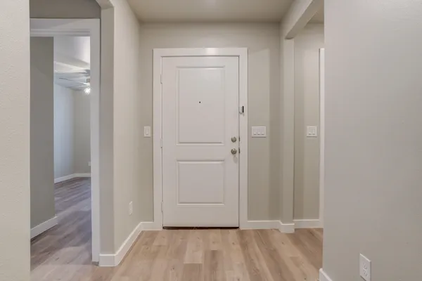 a view of an empty room