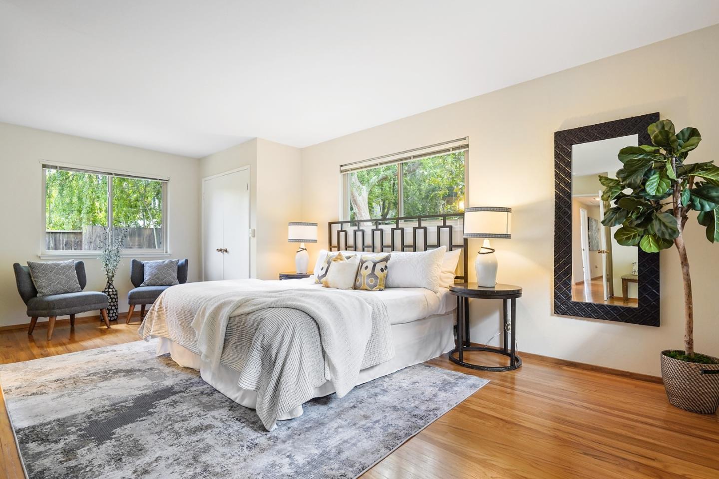 810 Cedro Way Stanford, CA 94305 - Photo 27 of 36 a bed room with a bed and a window