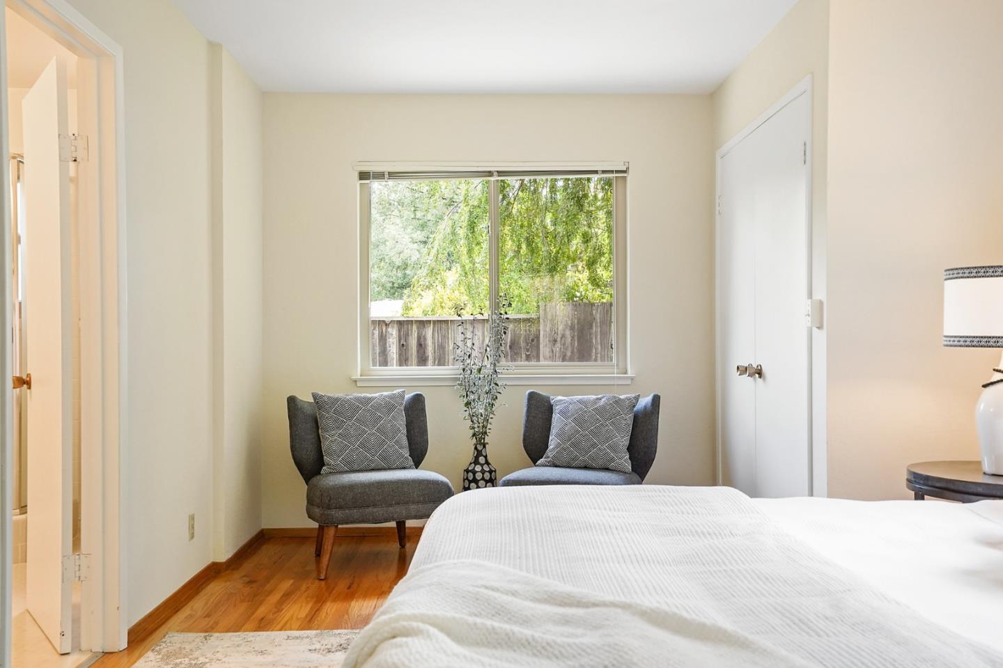 810 Cedro Way Stanford, CA 94305 - Photo 29 of 36 a bedroom with a bed and a window