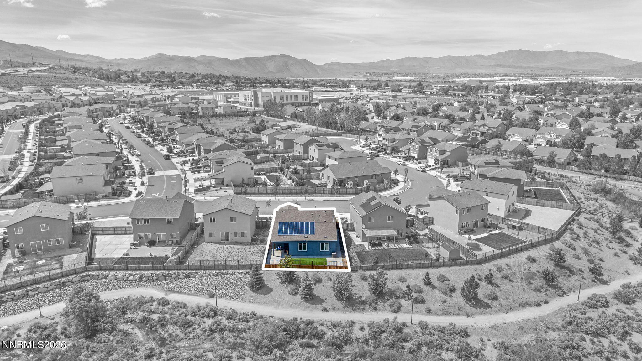 9708 Sea Glass Drive Reno, NV 89506 - Photo 49 of 51 an aerial view of a house