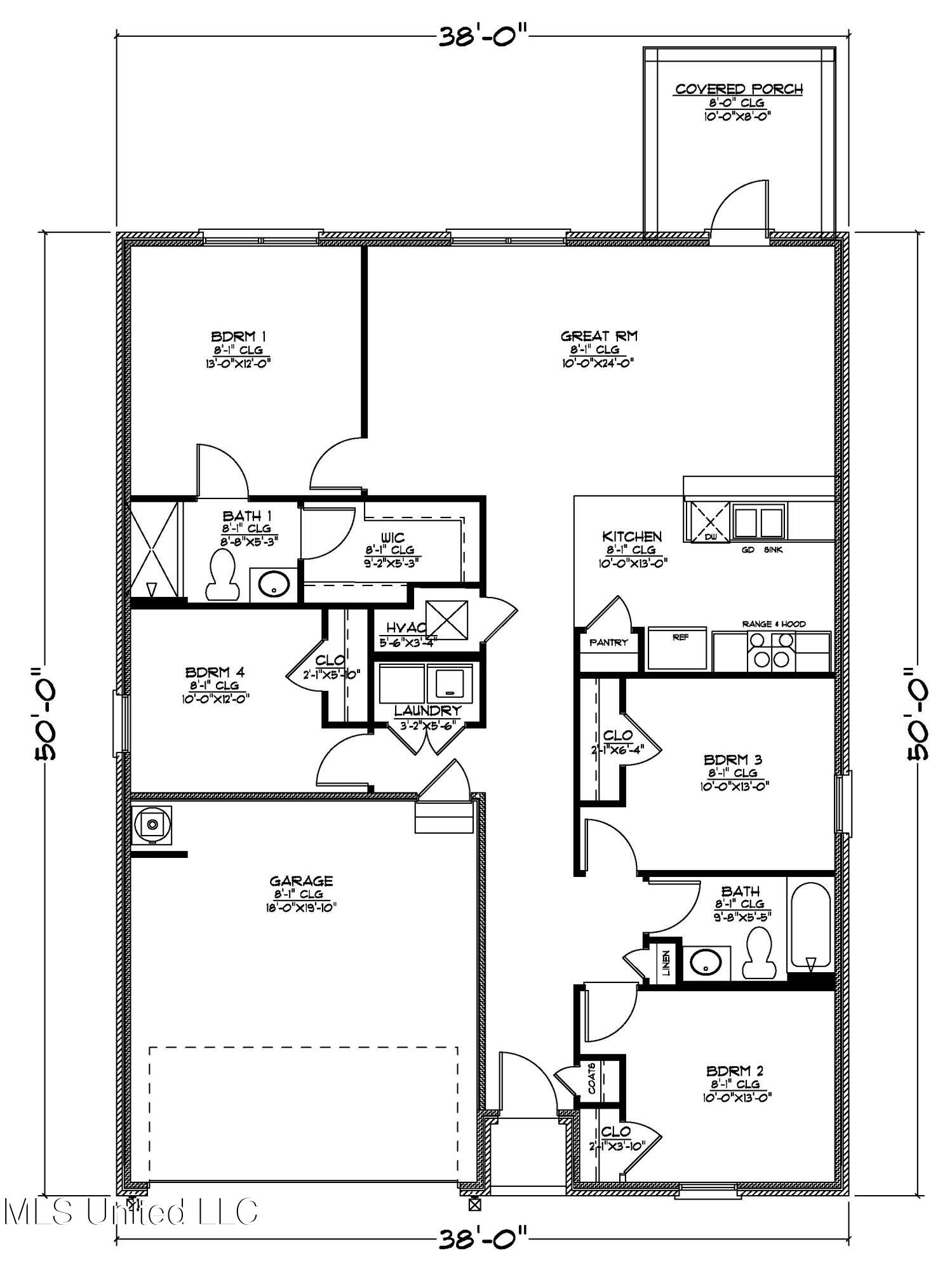 72 Sunset Drive Lucedale, MS 39452 - Photo 23 of 23 FREEPORT A FE FLOOR PLAN