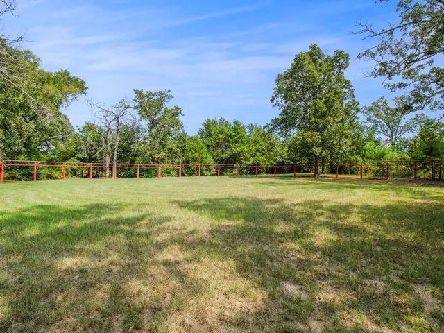 a view of a green field