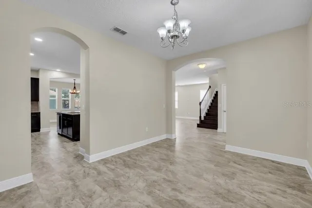 en view interior of the house