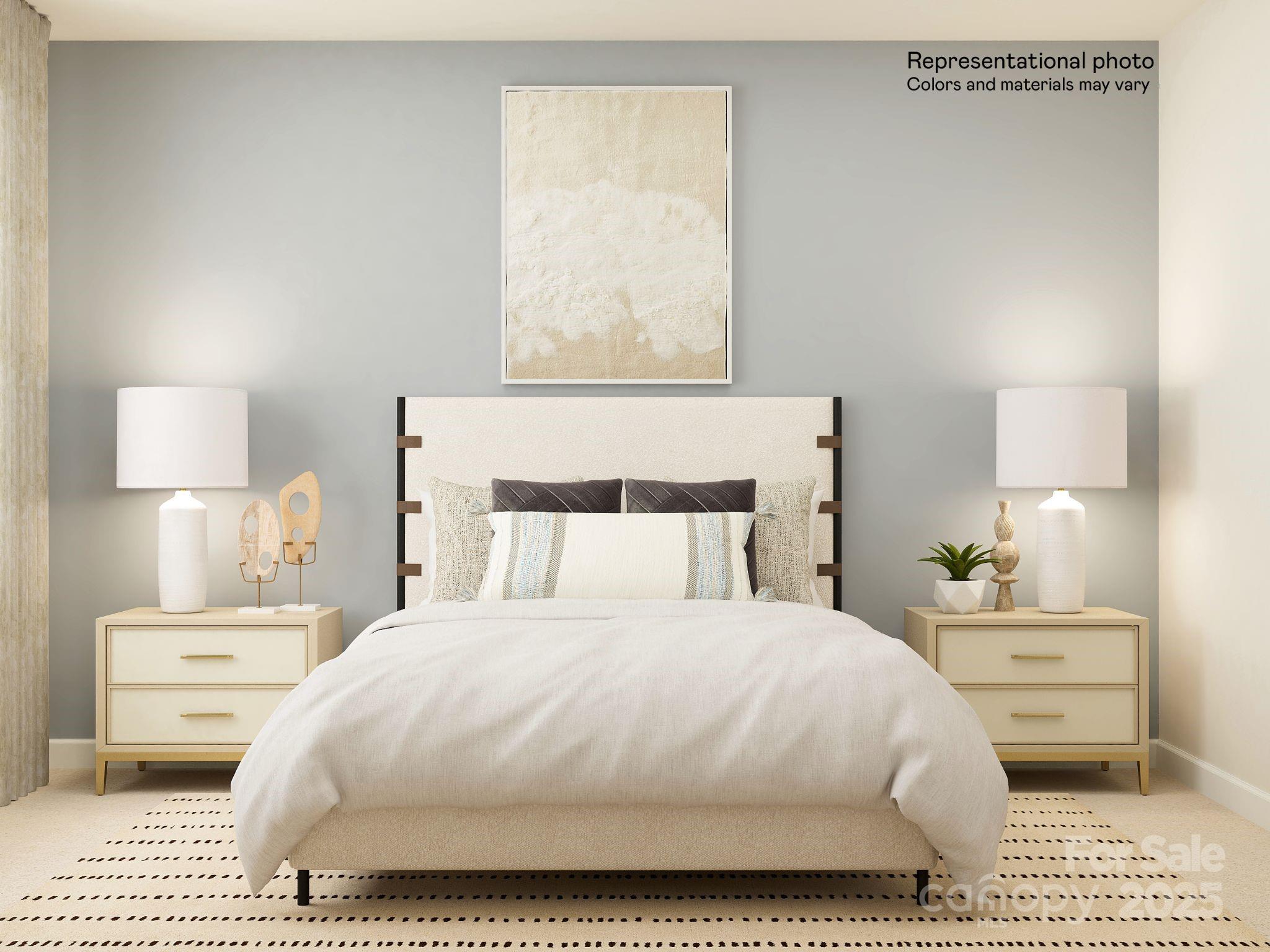 2281 Moon Crst Road Lancaster, SC 29720 - Photo 24 of 25 a bedroom with a bed a lamp and a rug