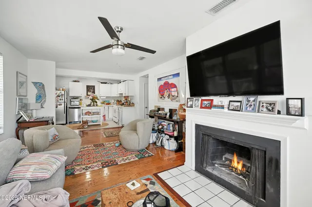 a bathroom with a sink vanity and a mirror