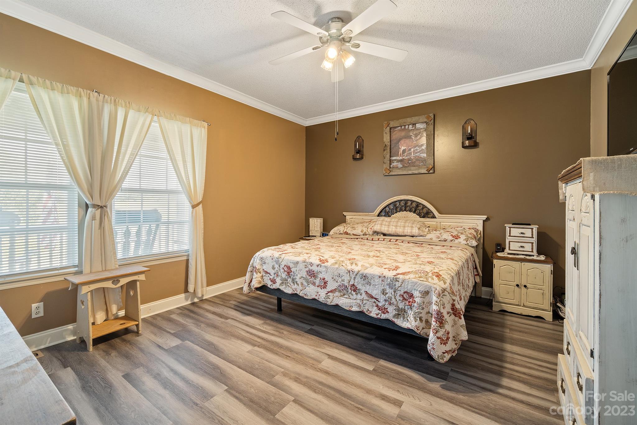 515 Brawley Road Cleveland, NC 27013 - Photo 24 of 39 a bedroom with a bed next to a window with outer view