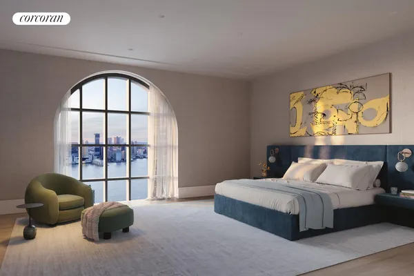 a view of staircase with lots of frames on wall and windows