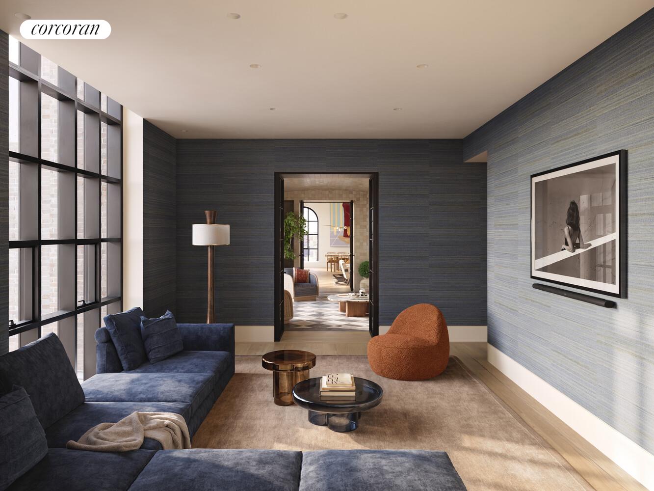 100 Barclay Street, Unit PHSOUTH Manhattan, NY 10007 - Photo 7 of 21 a living room with furniture