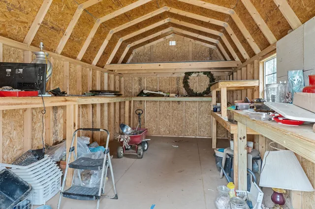 a view of storage and utility room