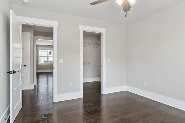 wooden floor in an empty room