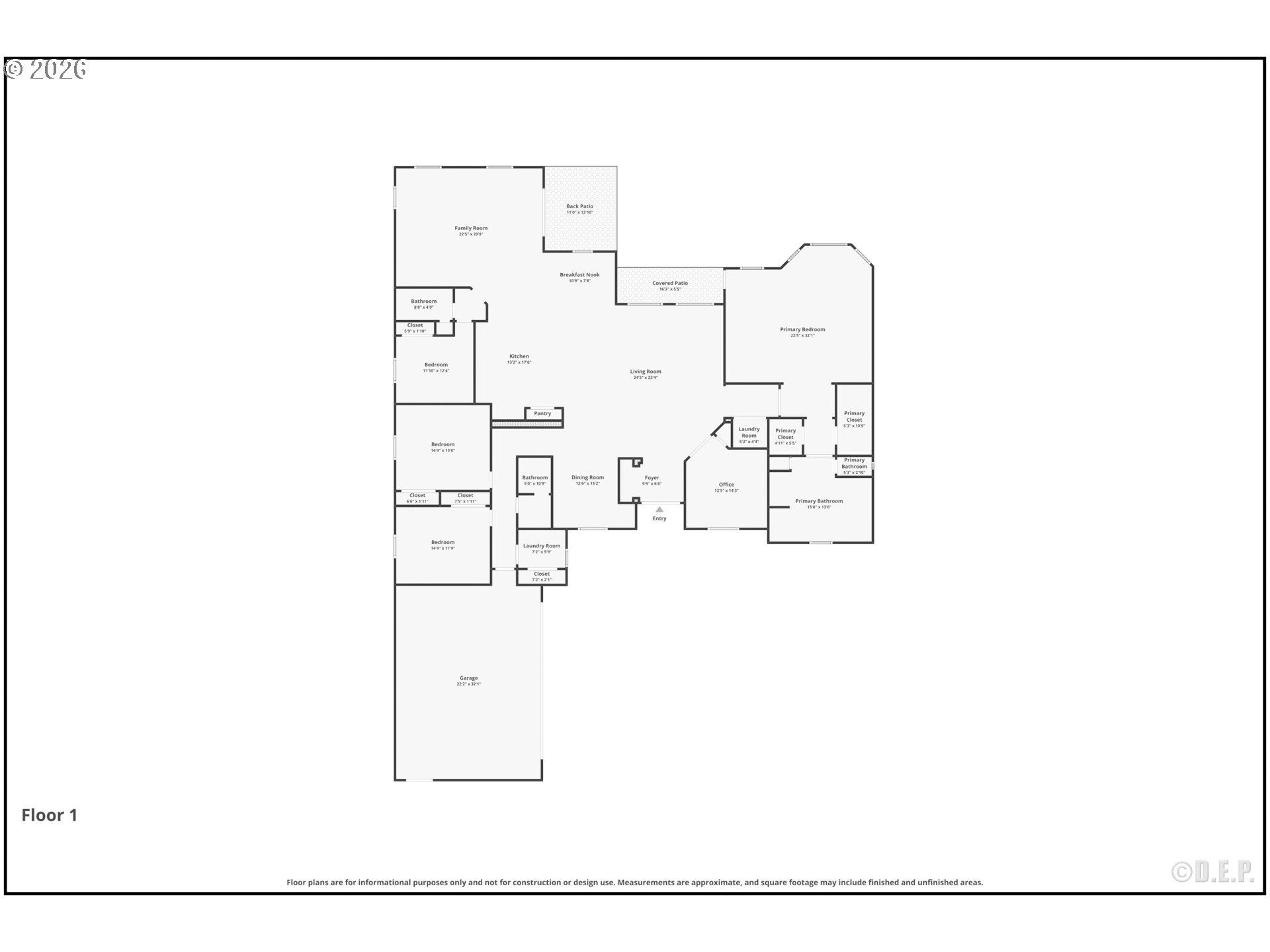 18210 Seigert Road Vernonia, OR 97064 - Photo 44 of 44 Floor Plan