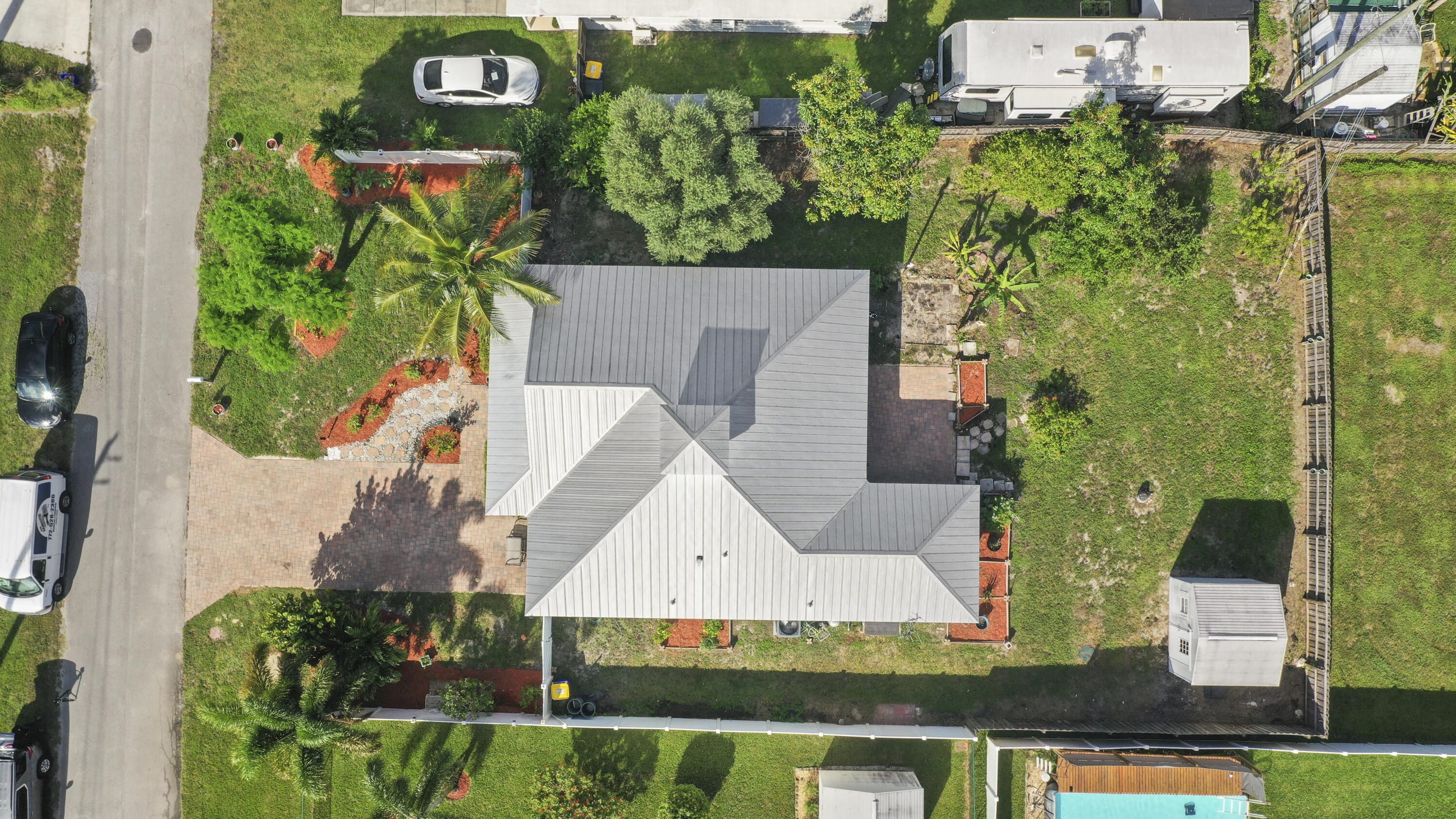 3199 Southeast Lime Tree Trail Stuart, FL 34997 - Photo 28 of 34 an aerial view of a house