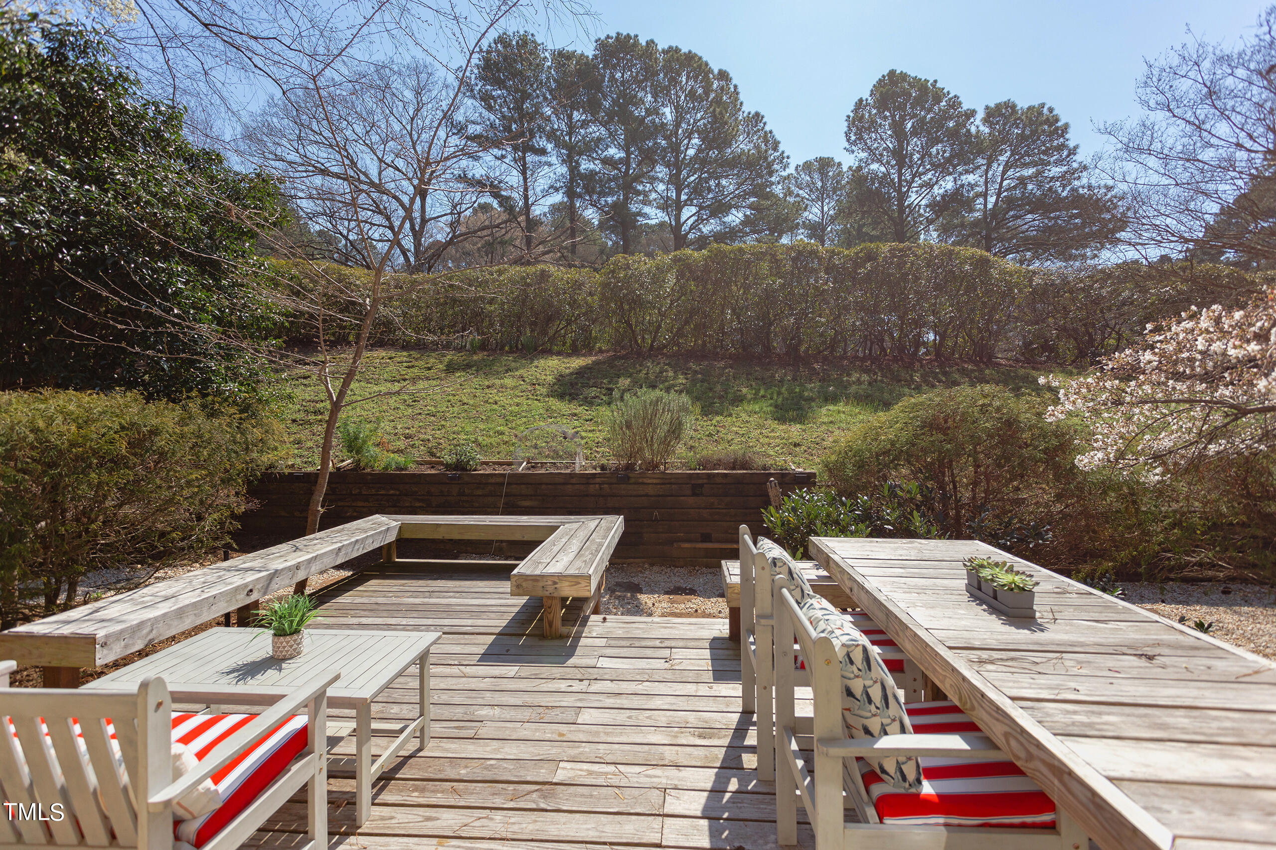 30 Sandstone Ridge Drive Durham, NC 27713 - Photo 55 of 65 a view of a terrace with sitting area