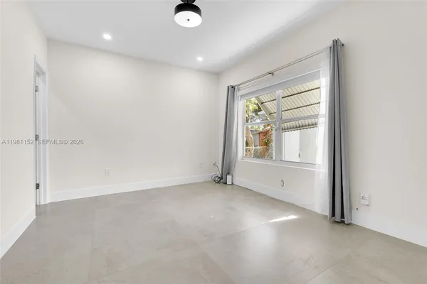 a view of empty room