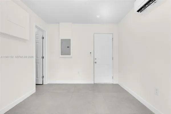 a view of a livingroom with a chandelier