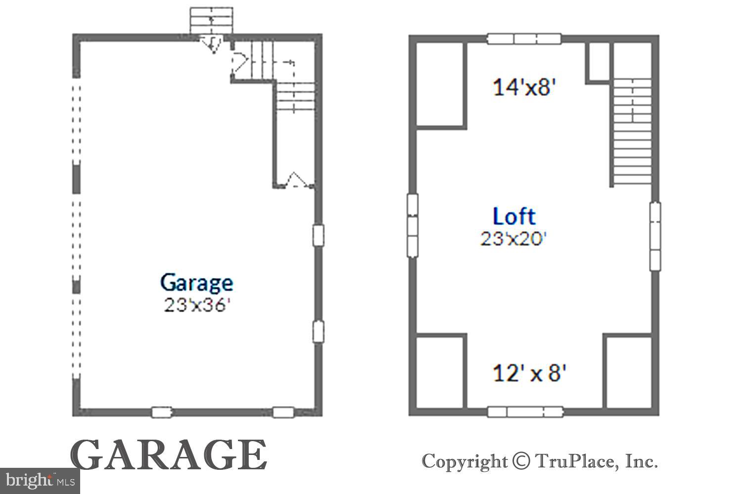 2520 Bennett Point Road Queenstown, MD 21658 - Photo 49 of 51 Garage Floor Plans . 2 Levels with Loft
