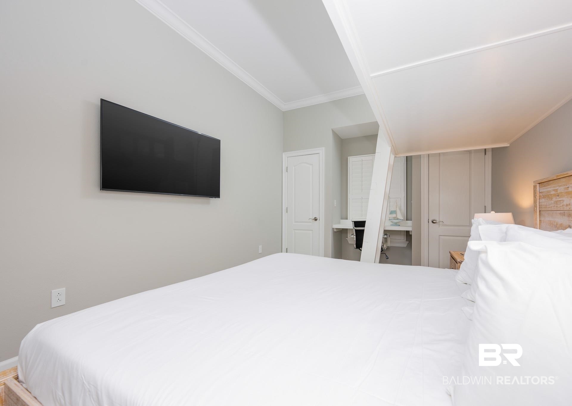 23008 Perdido Beach Boulevard, Unit 506 Orange Beach, AL 36561 - Photo 16 of 48 Bedroom with ornamental molding