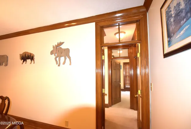 a view of front door