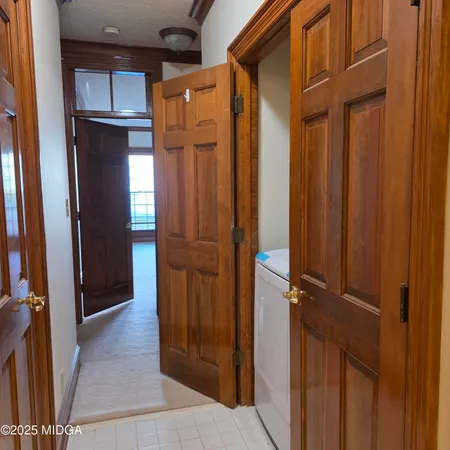 a view of front door