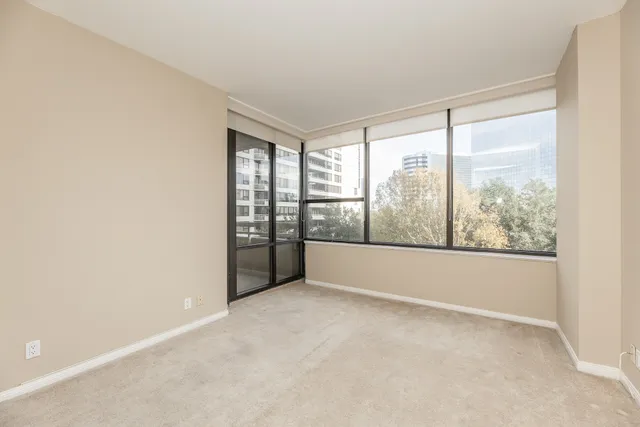 a view of a room with window