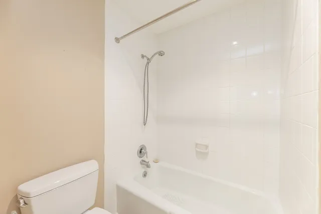 a view of an entryway with a room