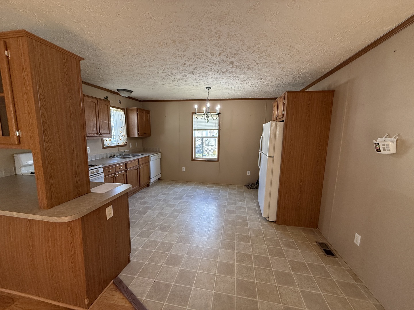 1712 South Dixie Highway, Unit 248 Crete, IL 60417 - Photo 7 of 19 a view of kitchen with windows and refrigerator