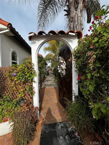 a view of outdoor space and garden